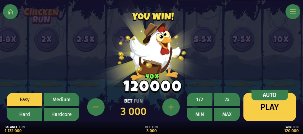 Chicken Run game by PoggiPlay